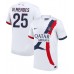 Paris Saint-Germain Nuno Mendes #25 Bortedrakt 2024-25 Korte ermer